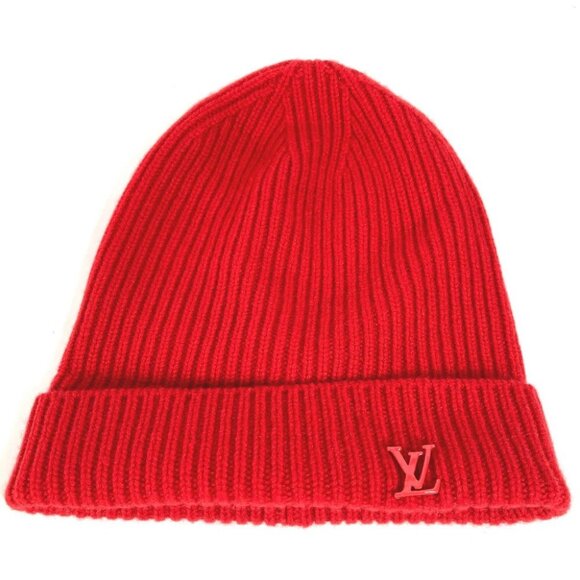 LOUIS VUITTON MP3249 LV logo Bonnet LV Ahead Logo beanie hat knit hat knit cap - Picture 1 of 12